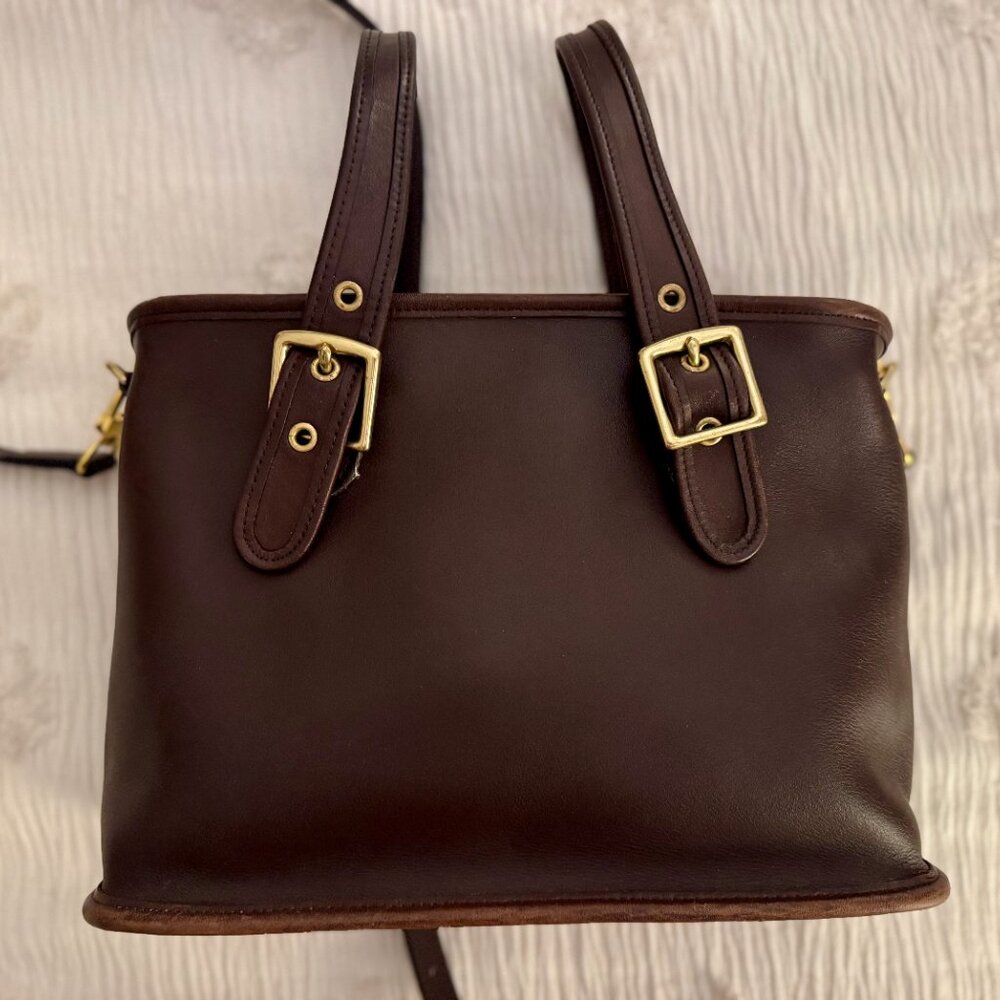 [VINTAGE] 1998 Coach Legacy Satchel (#9063), Mahogany - Picture 3 of 8